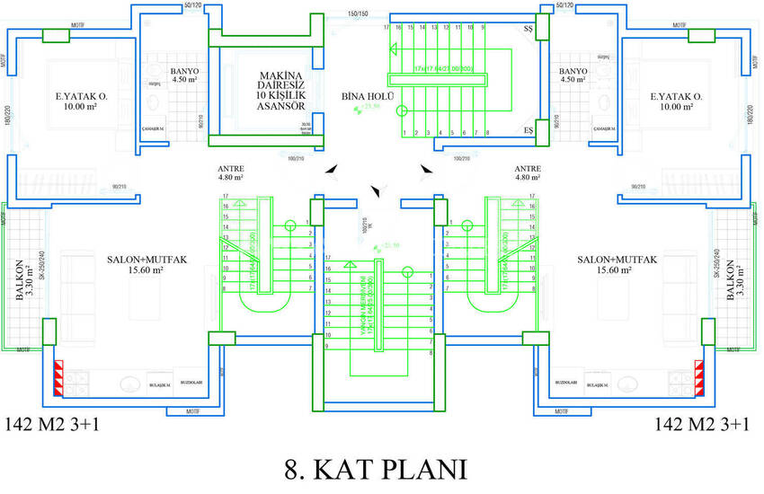 Flats with Parking Lot and Smart Home System in Antalya 26