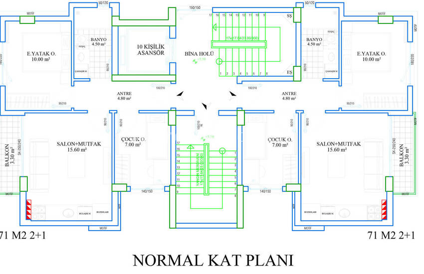 Flats with Parking Lot and Smart Home System in Antalya 27