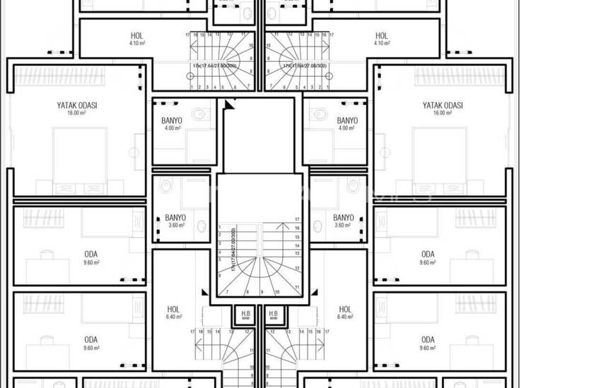آپارتمان در مجتمع با استخر در موراتپاشا آنتالیا 22