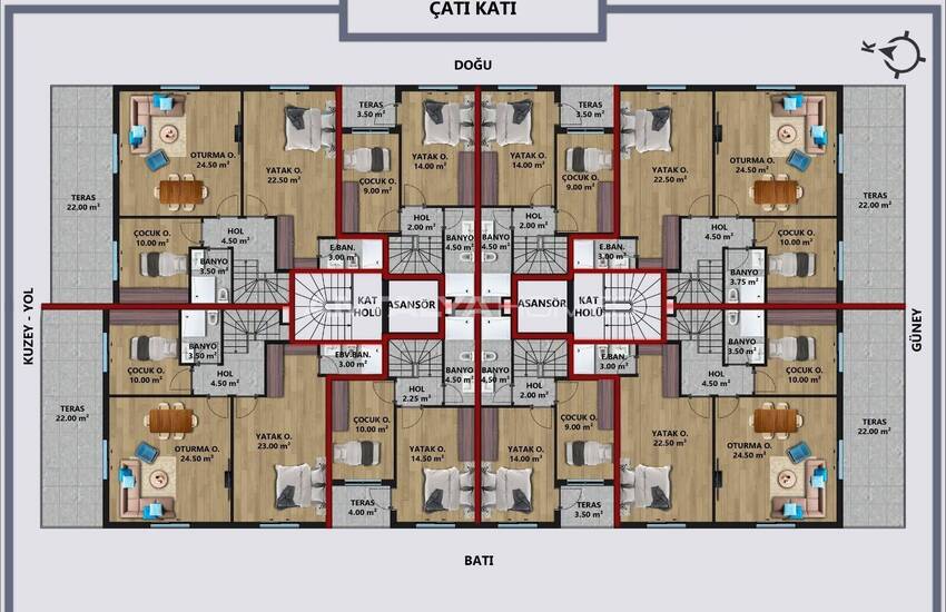 Smart Appartementen In De Buurt Van De Zee In Antalya Muratpasa 21