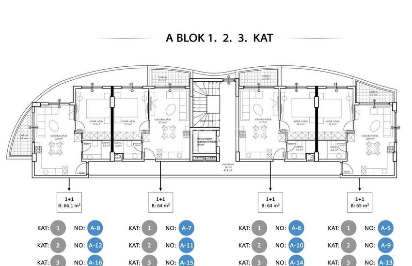 Appartementen Met Zee- En Stadszicht In Alanya Oba 38