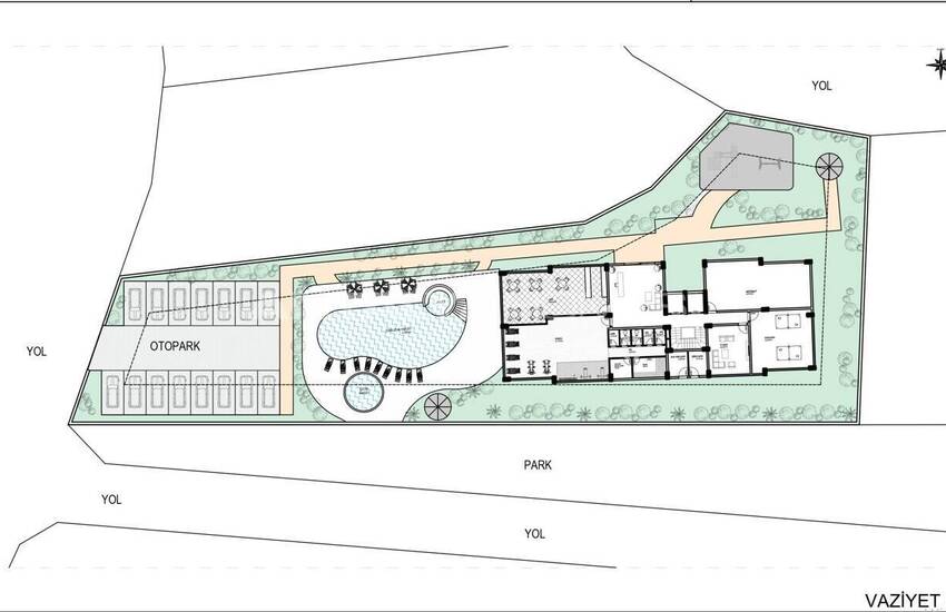 Apartments in a Complex Intertwined Nature in Alanya 35