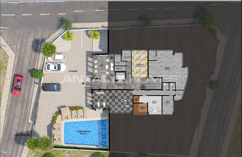 Apartments in Complex with Panoramic Views and Pool in Alanya 16