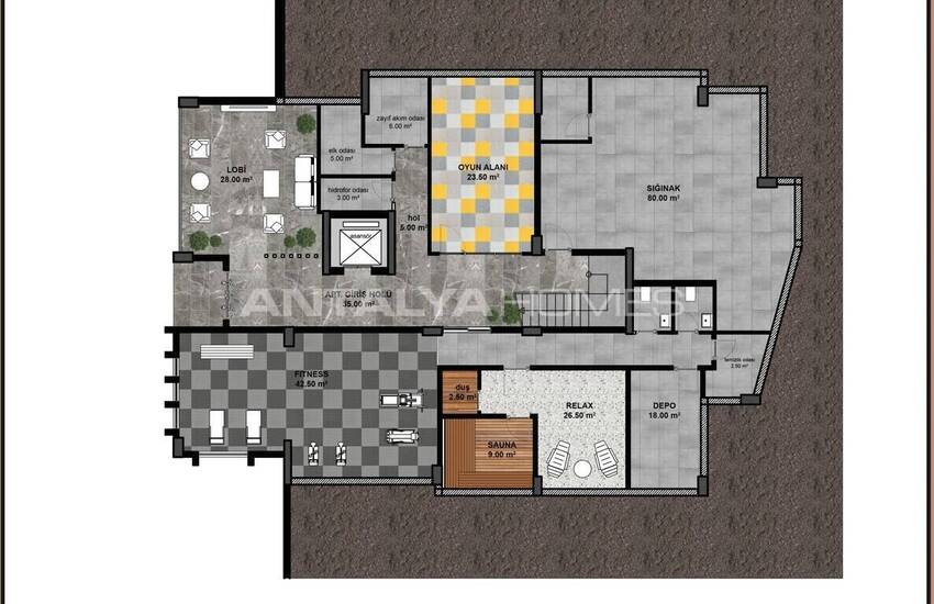 Apartments in Complex with Panoramic Views and Pool in Alanya 17