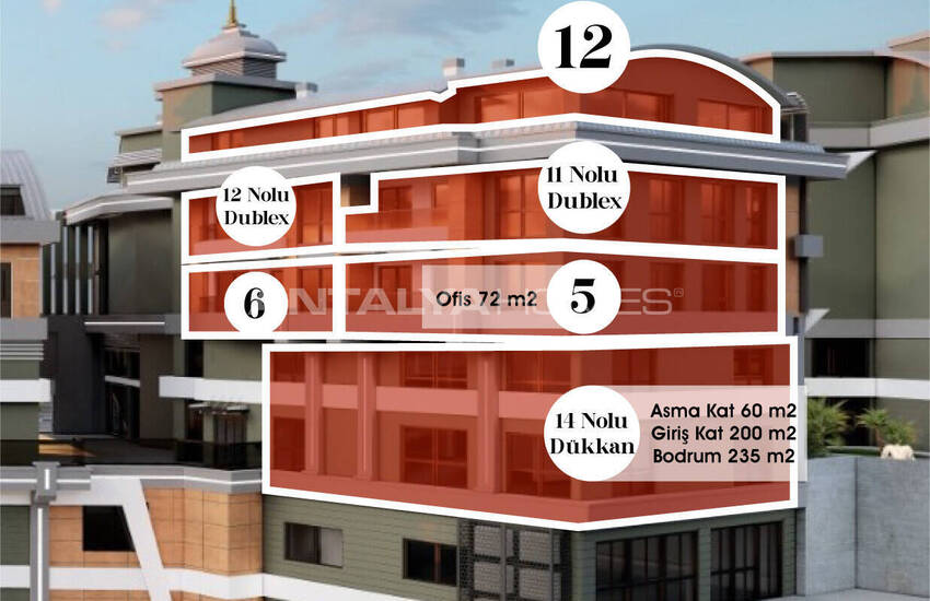 Immobiliers Commerciaux Sur Le Périphérique À Alanya Oba 20