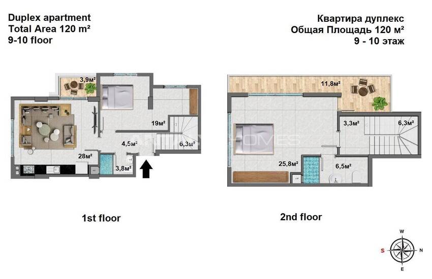 Просторные Квартиры в Сердце Махмутлара в Аланье 14