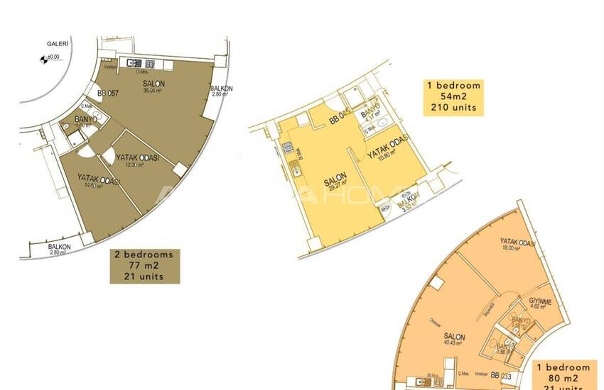 Kundu'da Zengin Site Olanaklarına Sahip Daireler 32