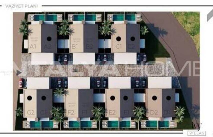 Antalya Döşemealtı'nda Özel Havuzlu Villalar 29