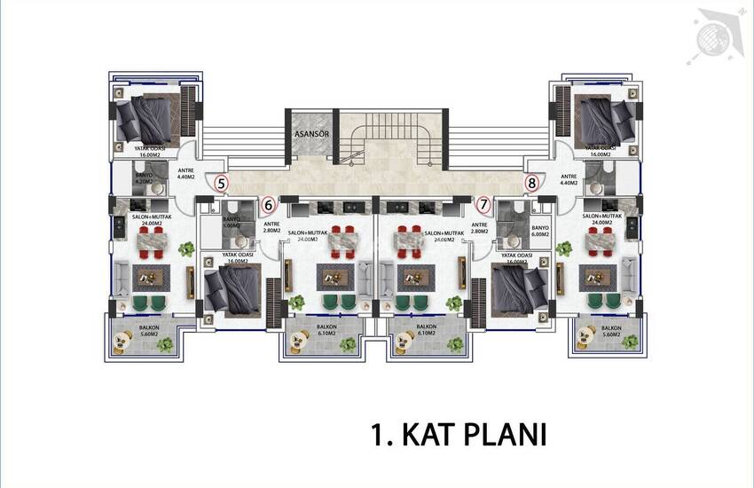 Appartementen Te Koop In Alanya Dichtbij Sociale Voorzieningen 20