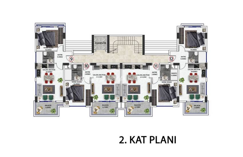 Appartementen Te Koop In Alanya Dichtbij Sociale Voorzieningen 21