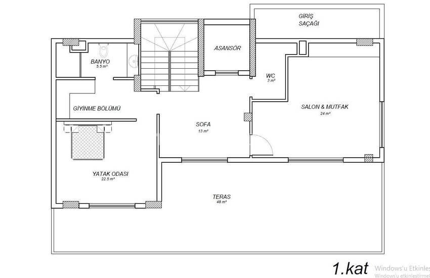 Villa Met Zeezicht In Alanya's Voorkeursgebied Tepe 8