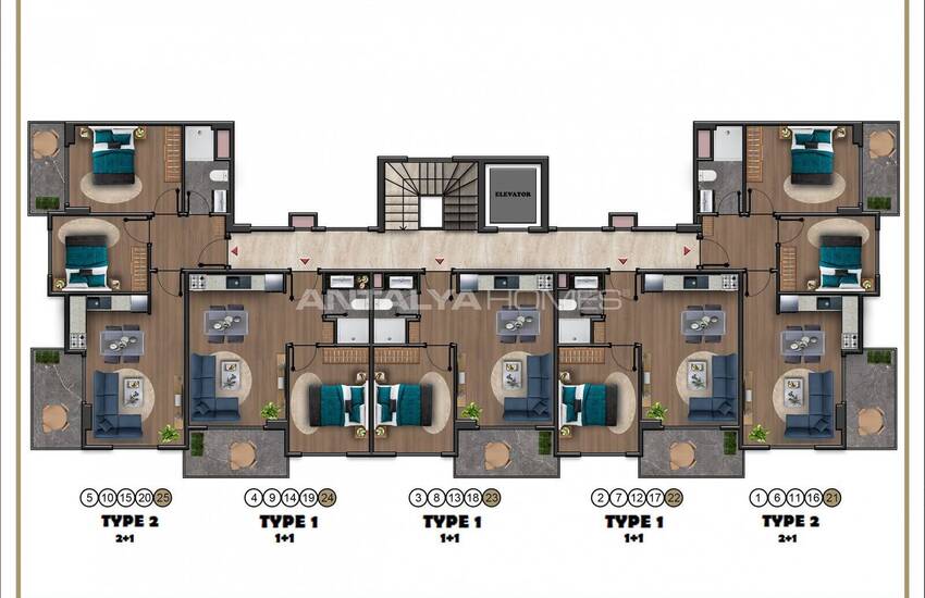 Appartementen Op Loopafstand Van Het Strand In Alanya Konaklı 30