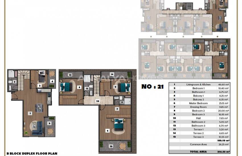 Appartementen Op Loopafstand Van Het Strand In Alanya Konaklı 32