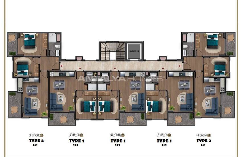 Appartementen Op Loopafstand Van Het Strand In Alanya Konaklı 61