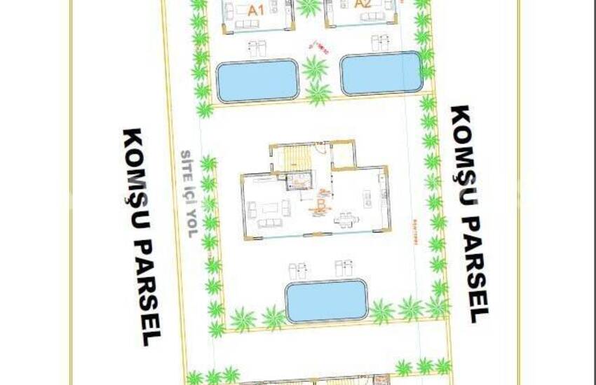 فلل مطلة على البحر للبيع مع مسبح خاص في الانيا تيبي 42