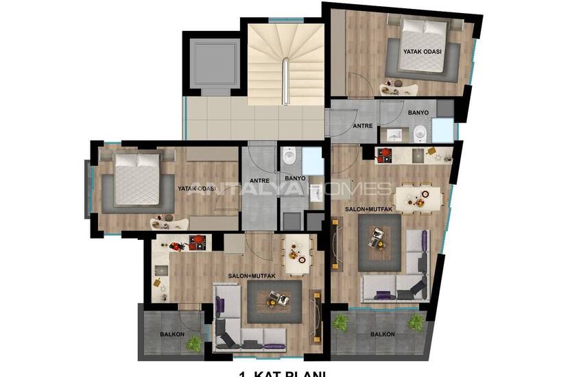 1-zimmer-investment Wohnungen In Antalya City Center 13