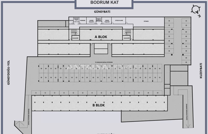 آپارتمان در مجتمع نزدیک به فرودگاه در آنتالیا کپز 29