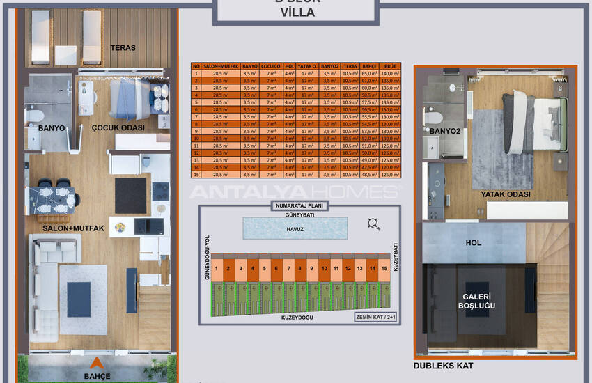 Apartments in Complex Close to Airport in Antalya Kepez 41