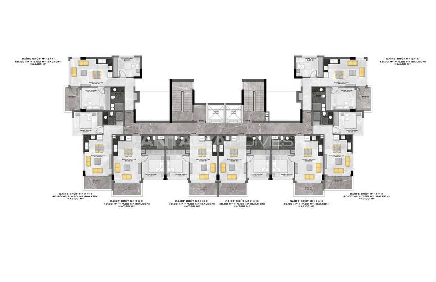 Alanya'da Otel Konseptli Projede Eşsiz Manzaralı Daireler 20