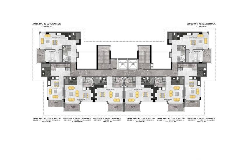 Alanya'da Otel Konseptli Projede Eşsiz Manzaralı Daireler 21