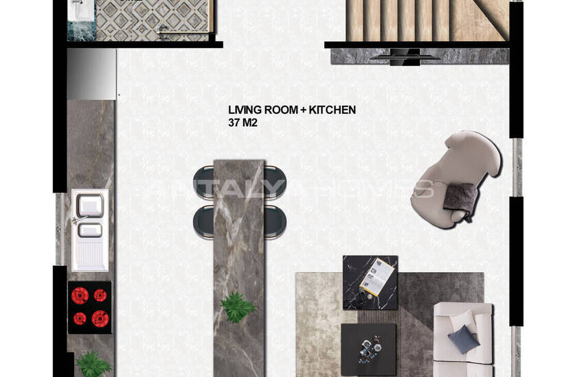 Chic Detached Houses 350 M From the Sea in Payallar Alanya 24