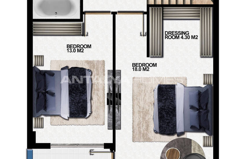 Chic Detached Houses 350 M From the Sea in Payallar Alanya 22