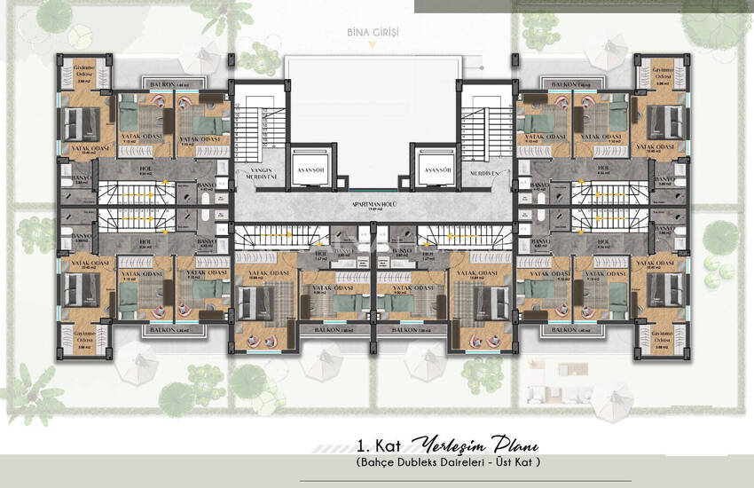 Flats in Complex with Ideal Location Antalya Altintas 16