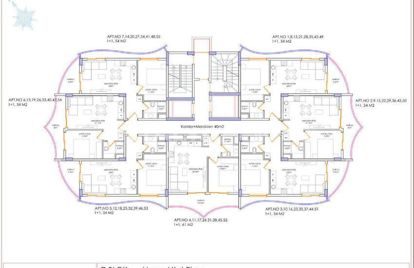 Nouvelle Propriétés Dans Un Complexe Complet À Alanya Tosmur 53