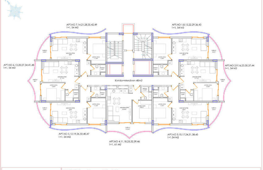 Nouvelle Propriétés Dans Un Complexe Complet À Alanya Tosmur 56