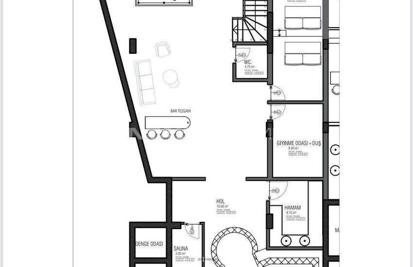 Antalya Döşemealtı'nda 4 Yatak Odalı ve Lüks Tasarımlı Villalar 35