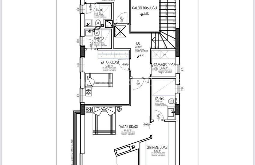 Antalya Döşemealtı'nda 4 Yatak Odalı ve Lüks Tasarımlı Villalar 36
