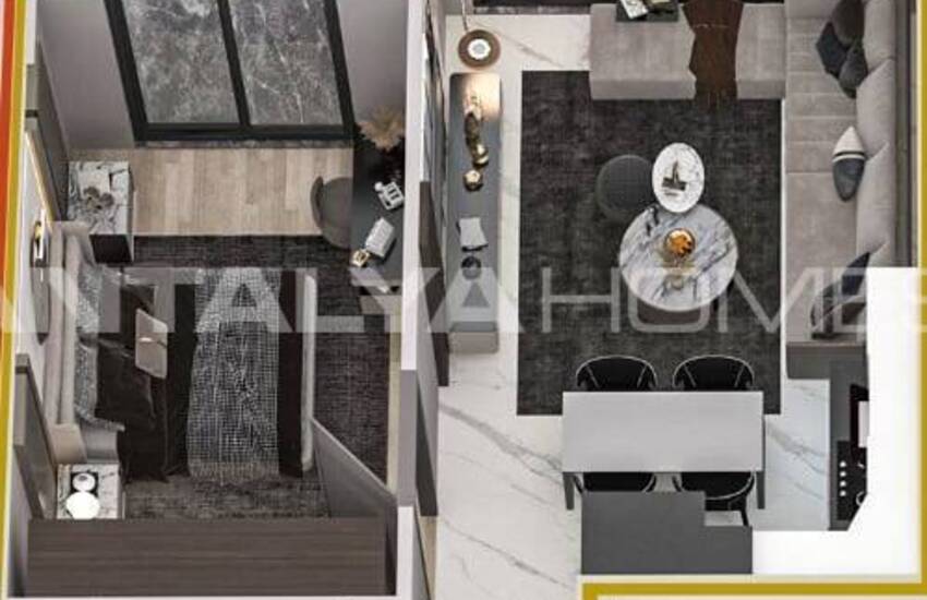 New Build Flat Suitable for Investment in Alanya Oba 20