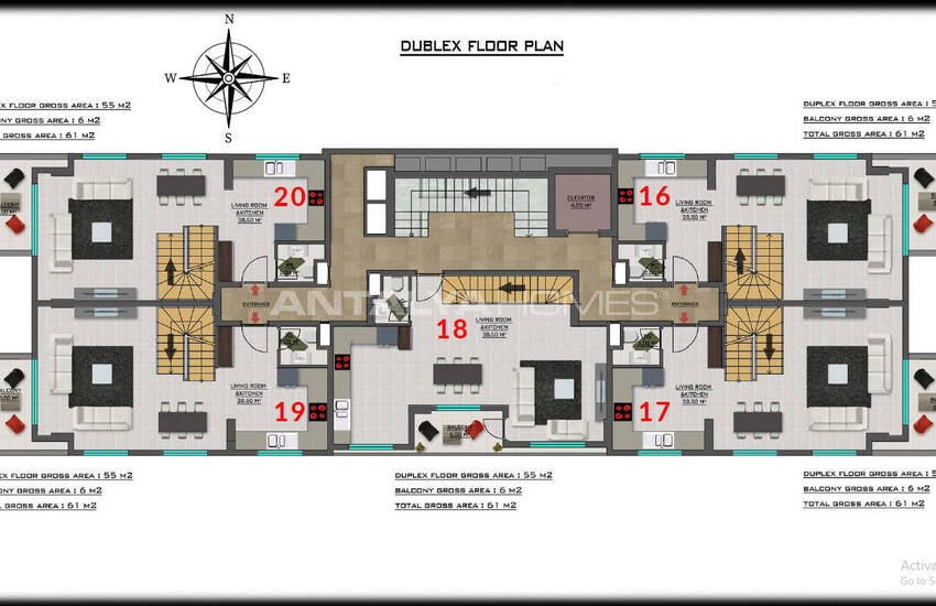 Neue Immobilien In Komplex Mit Sozialen Einrichtungen In Alanya 19