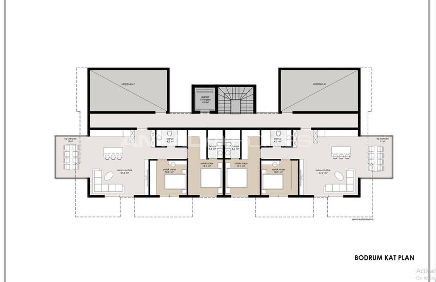 Sea View Properties Intertwined with Nature in Alanya 13