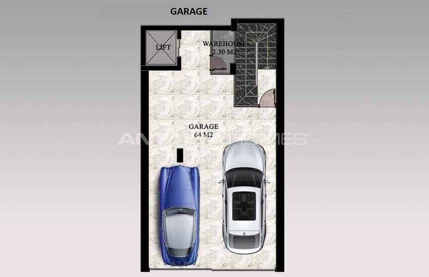 منازل مطلة على البحر مع نظام المنزل الذكي في ألانيا تيبي 47