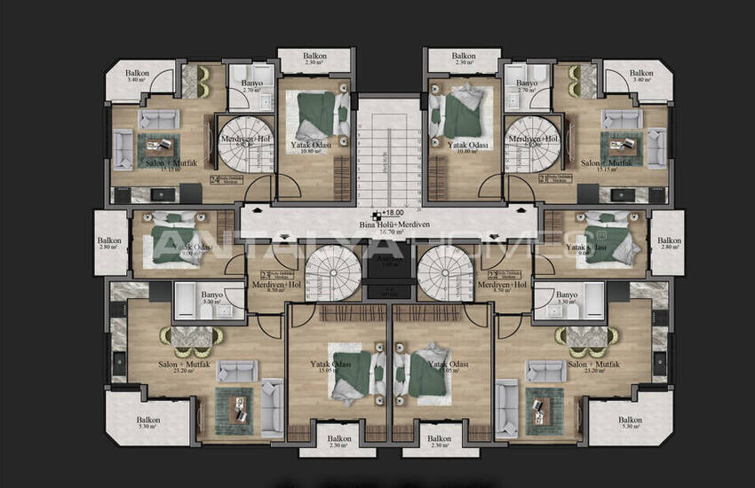 Luxury Real Estate in the Misra Vogue Project in Alanya 21