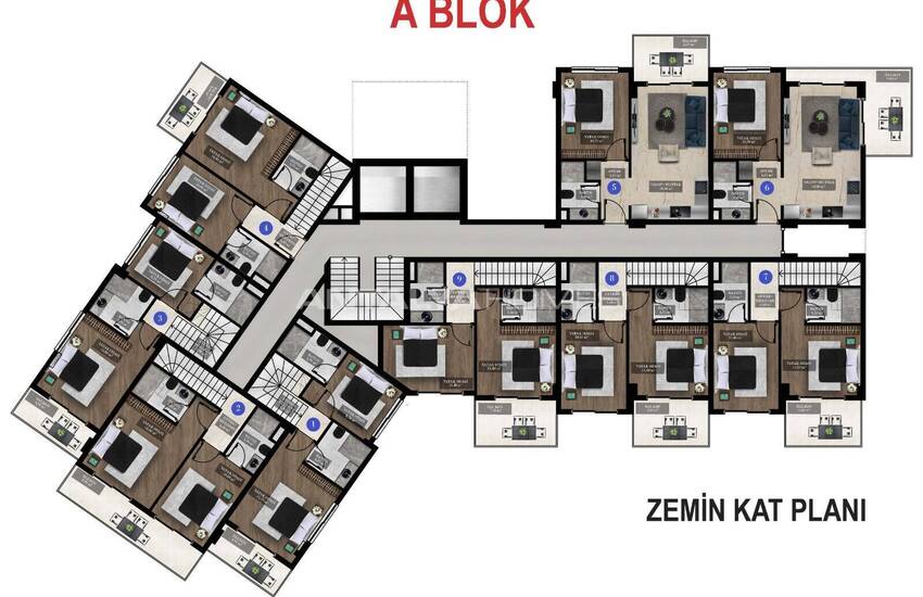 Alanya Oba'da Akıllı Ev Sistemlerine Sahip Lüks Daireler 50