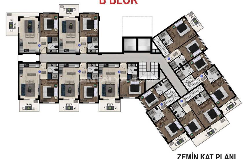 Appartements Avec Systèmes De Maison Intelligente À Alanya Oba 50