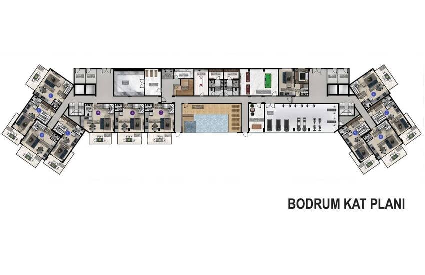 Appartements Avec Systèmes De Maison Intelligente À Alanya Oba 51