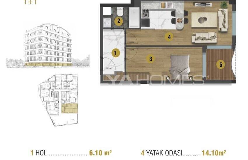 Investitions Wohnungen In Nähe Aller Punkte In Antalya Muratpasa 19