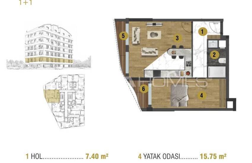 Investitions Wohnungen In Nähe Aller Punkte In Antalya Muratpasa 21