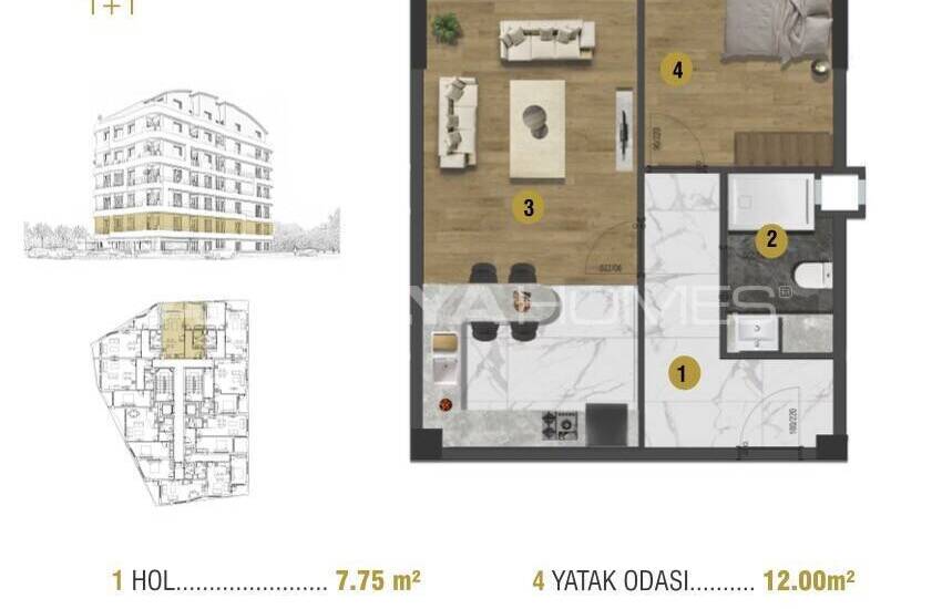 Investitions Wohnungen In Nähe Aller Punkte In Antalya Muratpasa 23