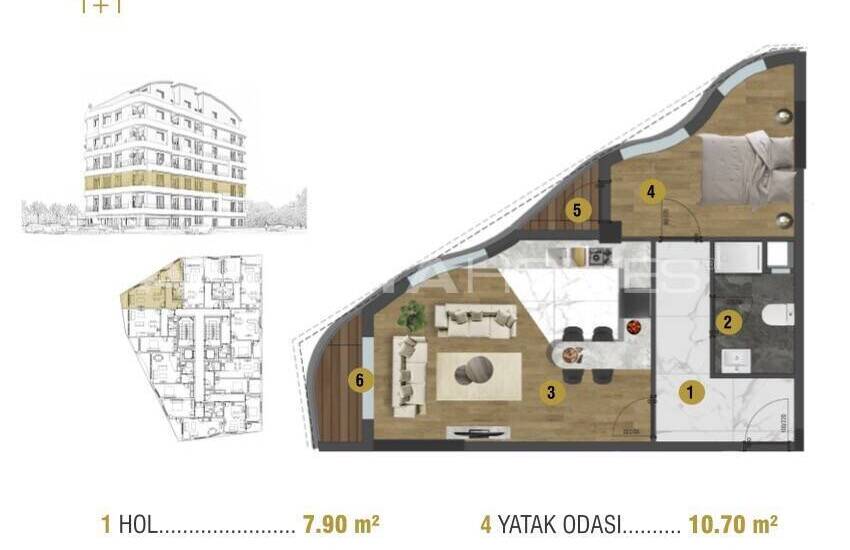 Investitions Wohnungen In Nähe Aller Punkte In Antalya Muratpasa 31