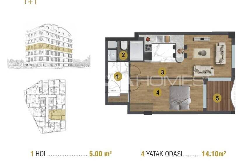 Investitions Wohnungen In Nähe Aller Punkte In Antalya Muratpasa 44