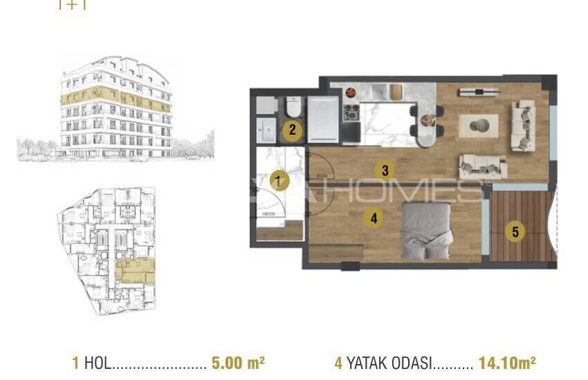 Investitions Wohnungen In Nähe Aller Punkte In Antalya Muratpasa 53