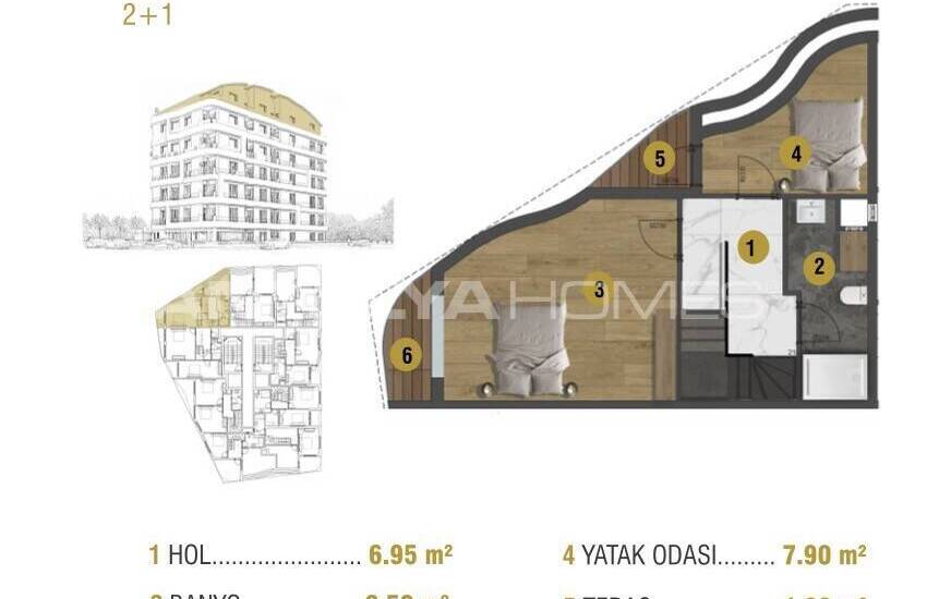 Investitions Wohnungen In Nähe Aller Punkte In Antalya Muratpasa 61