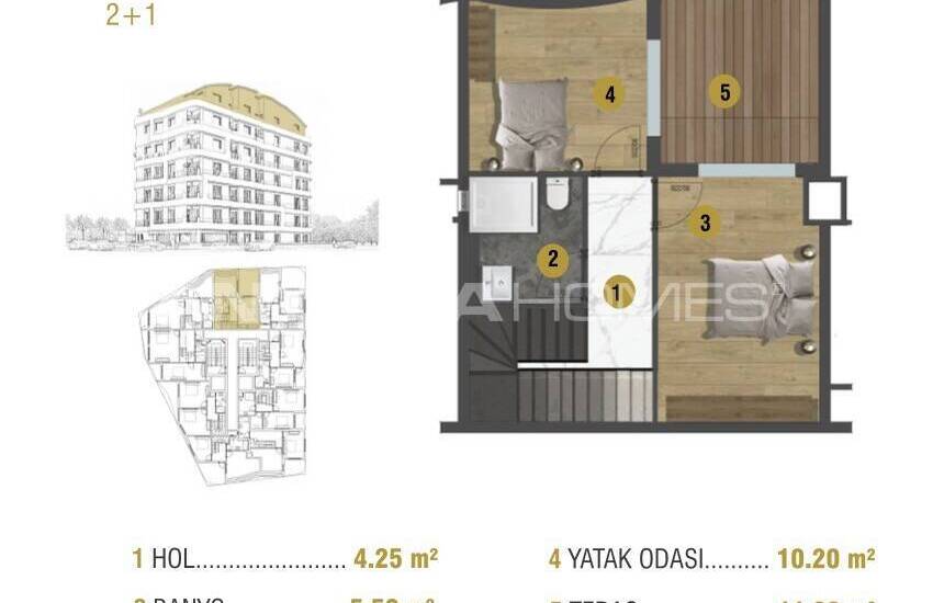 Investitions Wohnungen In Nähe Aller Punkte In Antalya Muratpasa 63