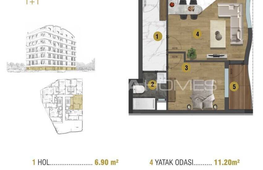 Investment Flats Close to All Main Points in Antalya Muratpasa 20