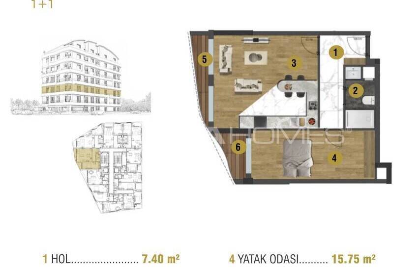 Investment Flats Close to All Main Points in Antalya Muratpasa 32