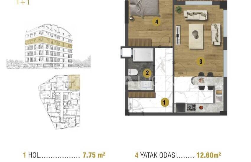 Investment Flats Close to All Main Points in Antalya Muratpasa 53